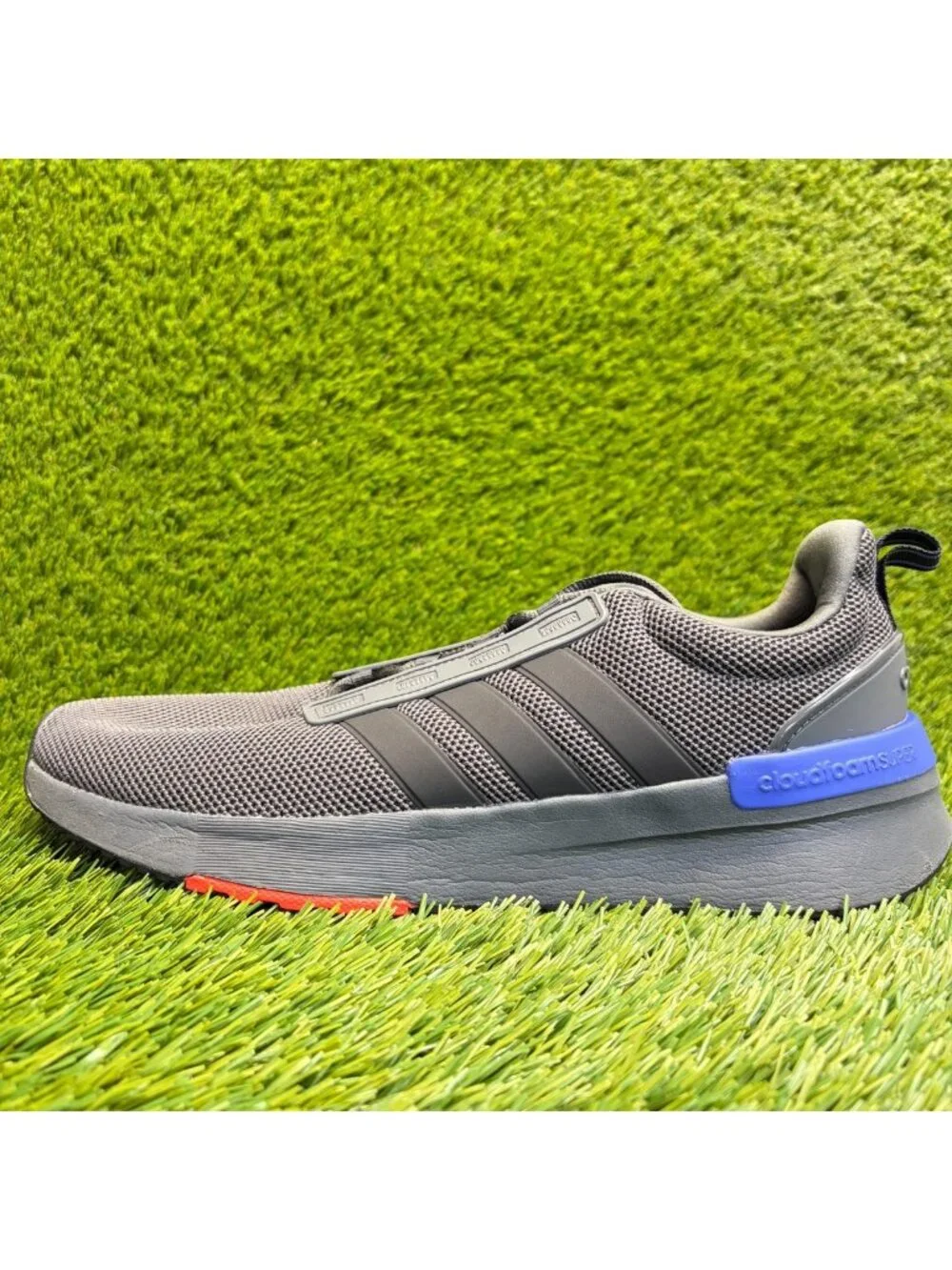 Adidas Racer TR21 Mens Size 10.5 Black Athletic Running Walking Shoes Sneakers